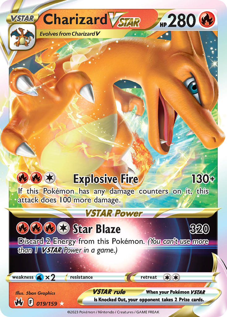 Charizard VSTAR - 019/159 - Scroll and Circuit Games